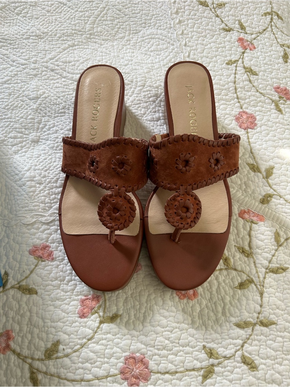 Jack Rogers platform sandals